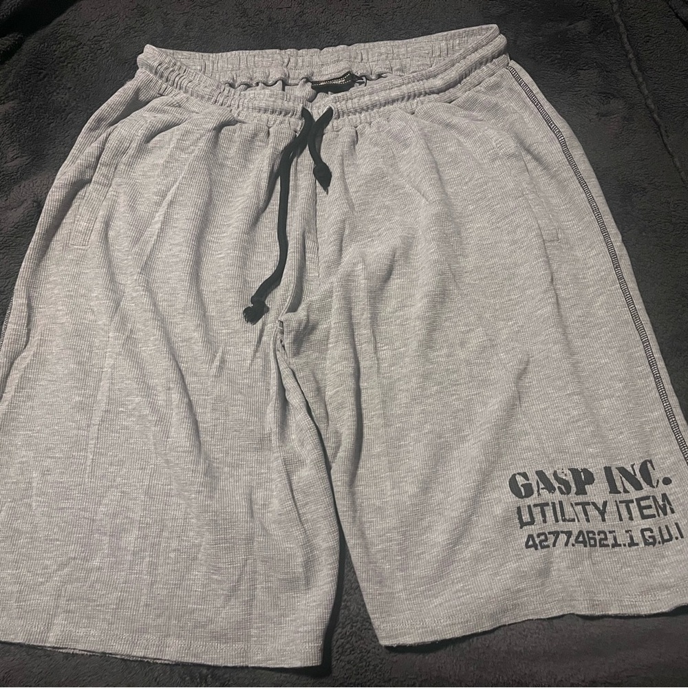 Men's Athletic Utility Shorts - Light Gray